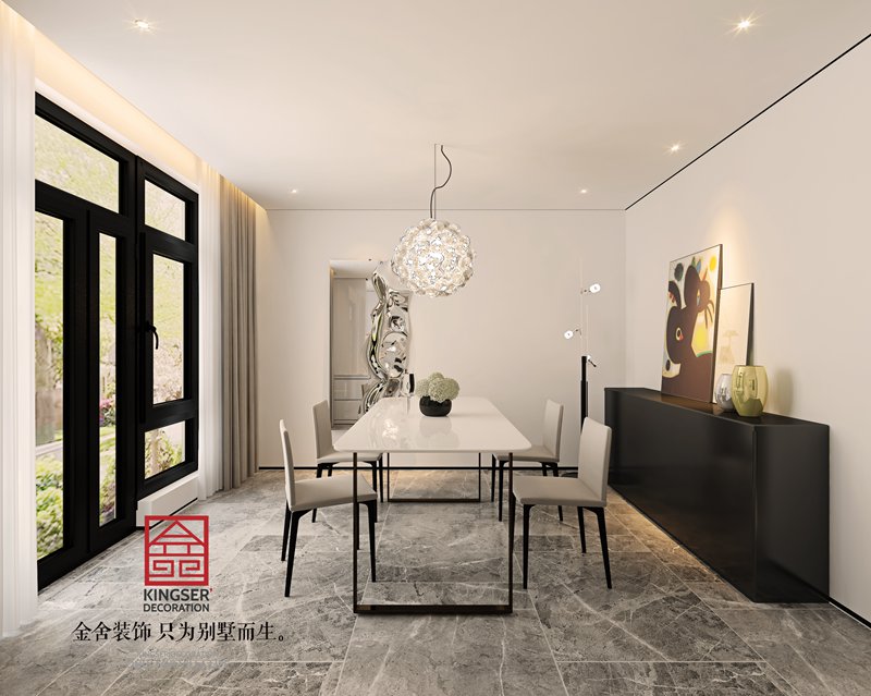 荣盛御府440平米现代风格别墅装修设计