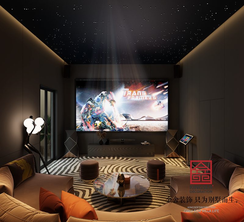 荣盛御府440平米现代风格别墅装修设计