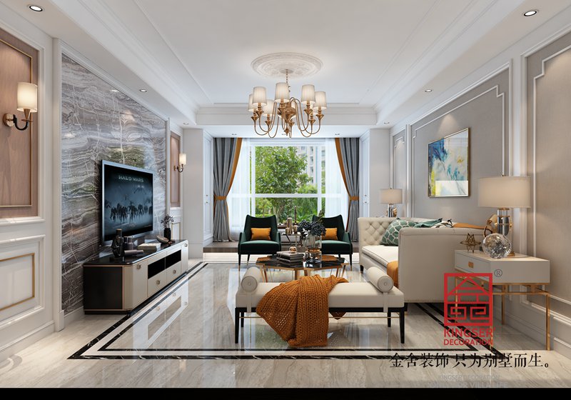 维多利亚142现代轻奢风格装修效果图