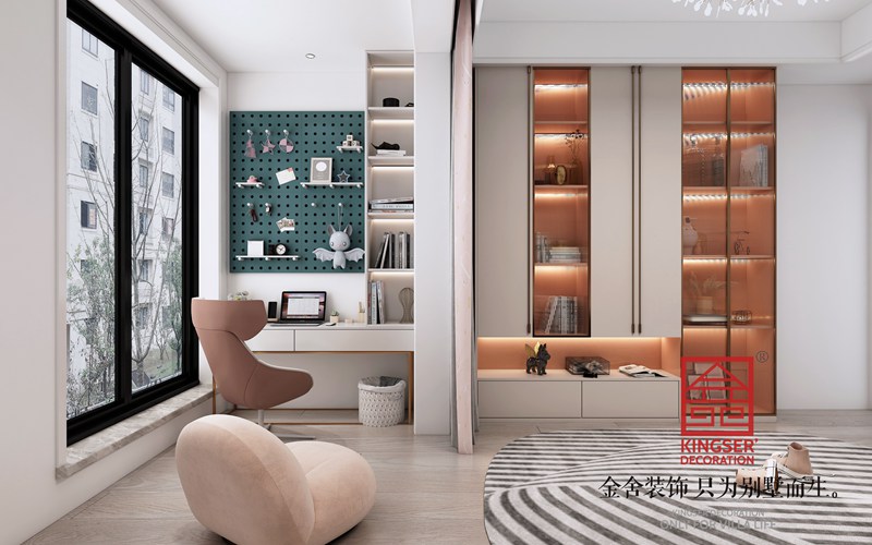 融创中心180平现代轻奢风格装修设计