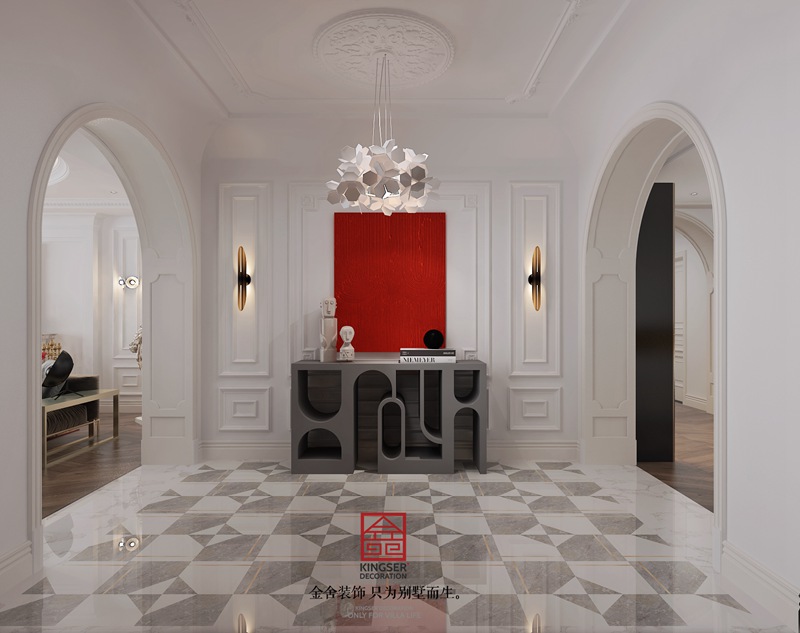 恒大华府280㎡现代法式风格装修效果图