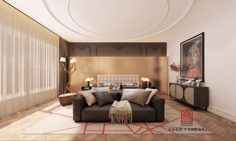 恒大华府280㎡现代法式风格装修效果图