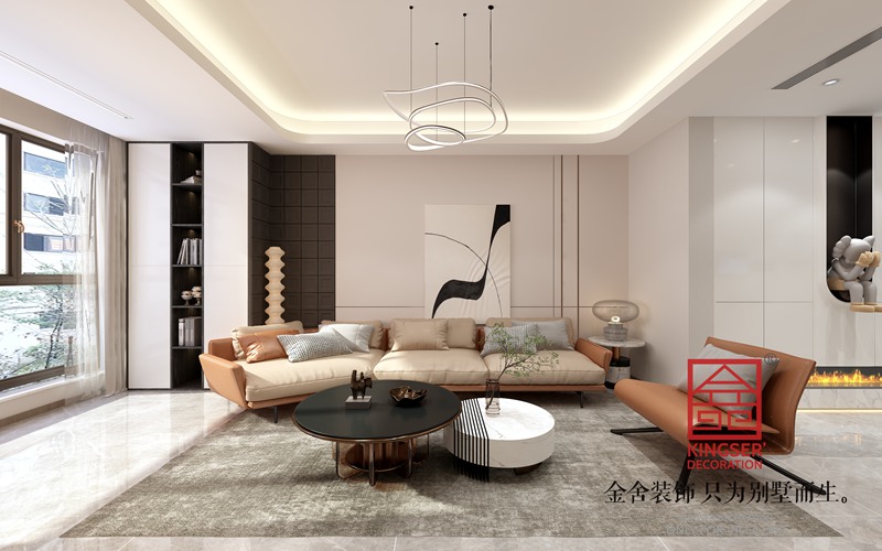 融创中心现代风格150平米装修效果图