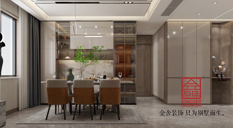 国赫天著现代风格餐厅装修设计