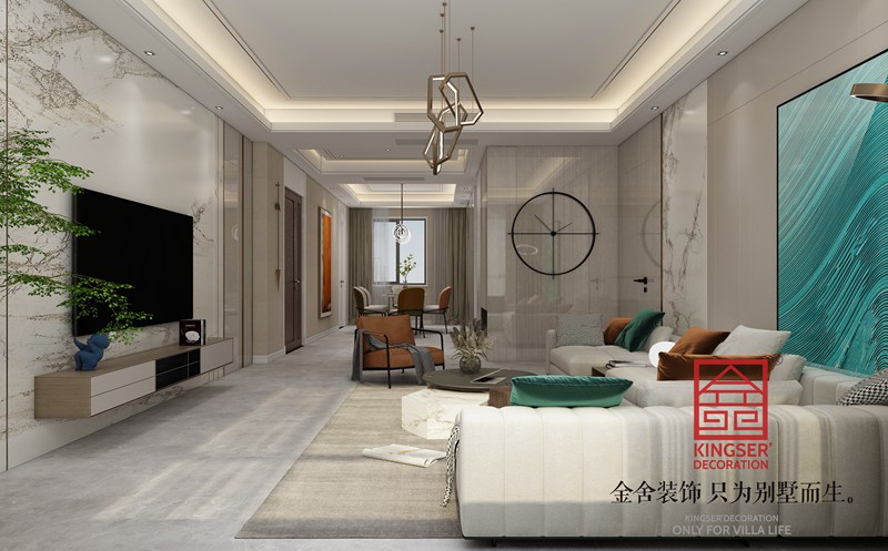 国赫天著183㎡现代风格装修效果图