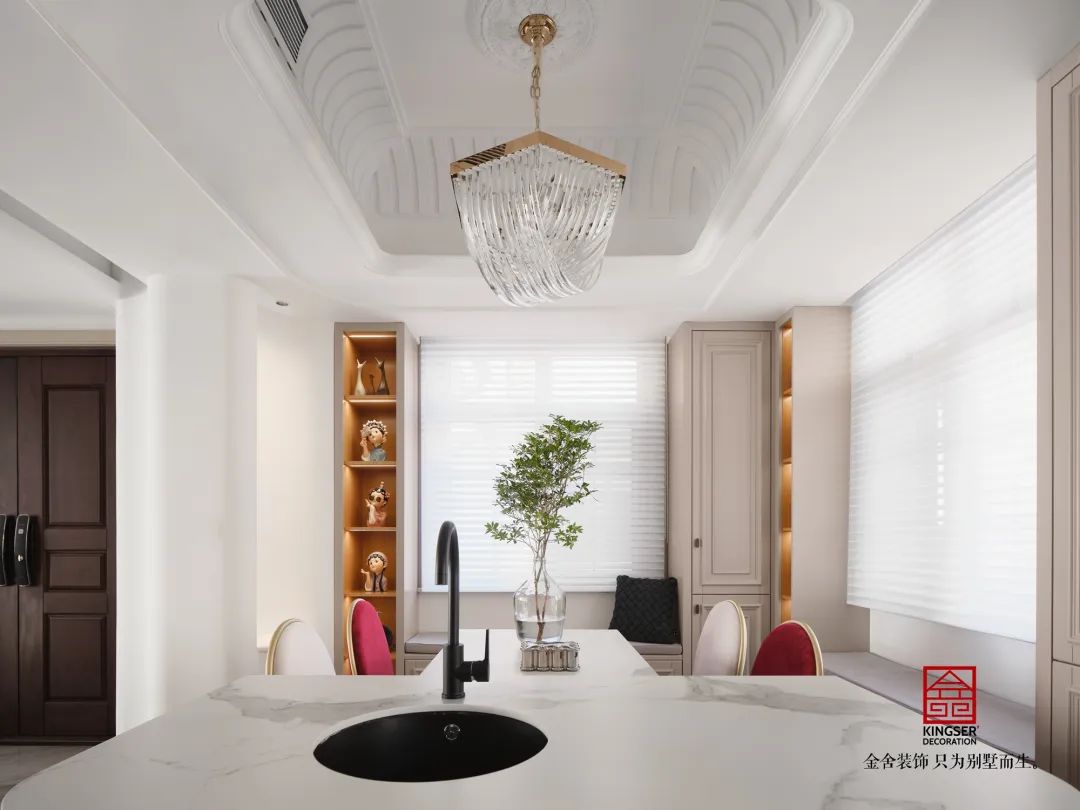 原河名墅500㎡法式风格装修实景图