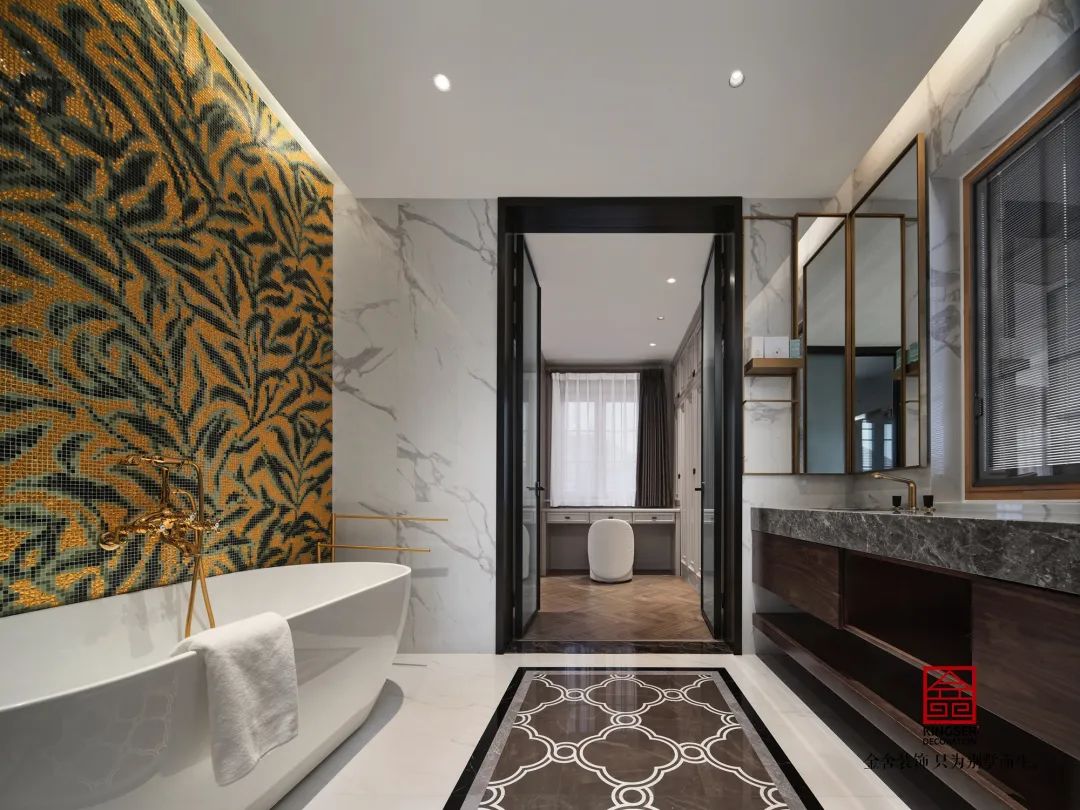 原河名墅500㎡法式风格装修实景图