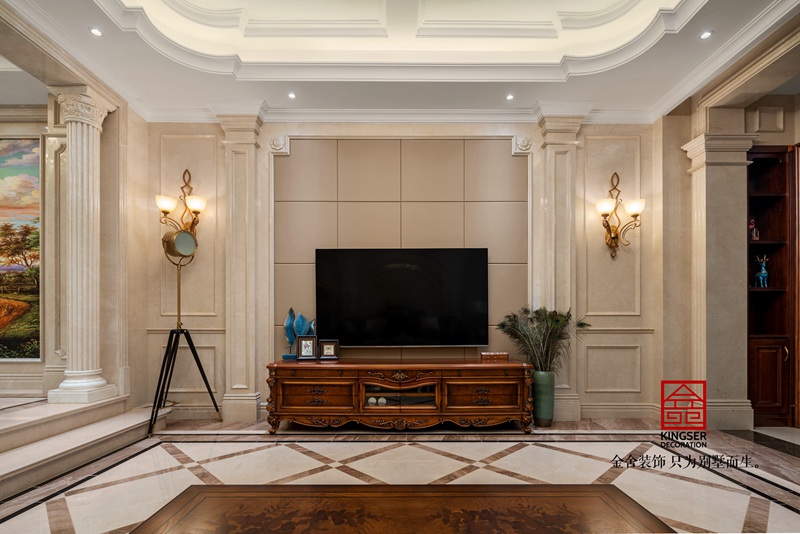 鑫界王府500平别墅装修实景图