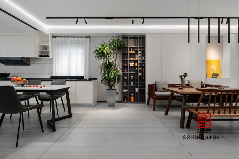 龙湖天宸原著新中式风格装修实景图