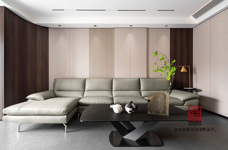 中冶德贤华府170㎡现代轻奢装修实景图