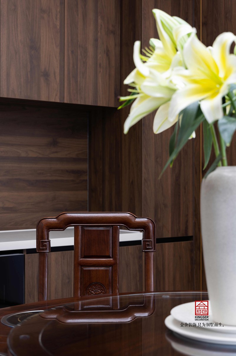 雨荷水岸110㎡新中式装修实景图