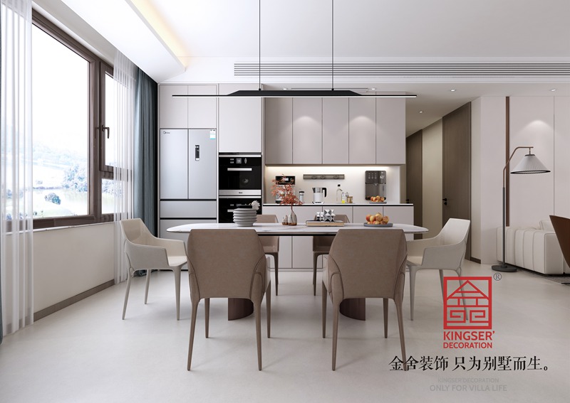 盛邦九号院现代简约装修设计