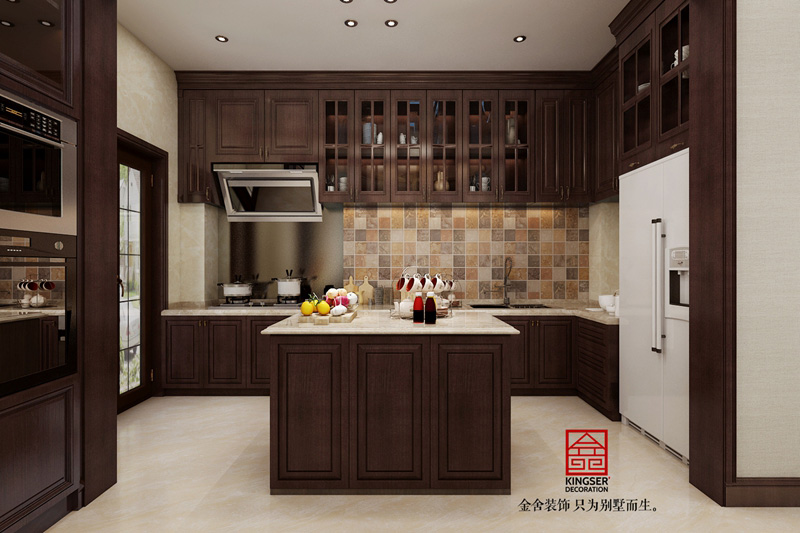 别墅厨房装修效果图