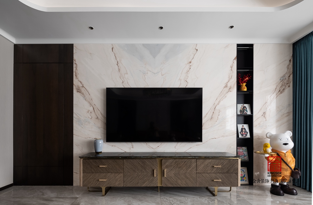 荣盛华府205㎡现代轻奢-客厅