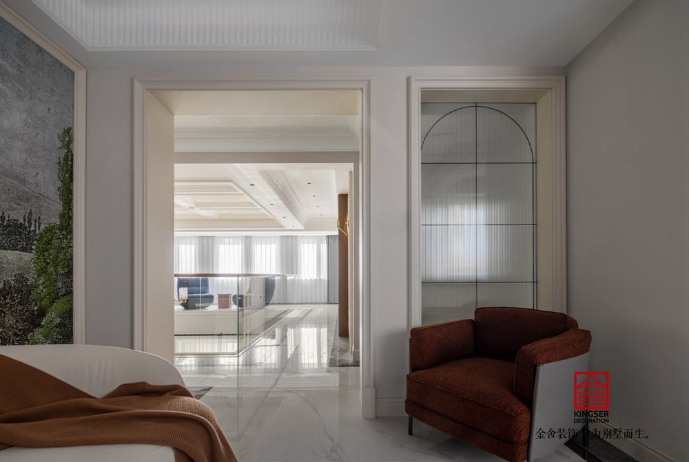 桃园里700平米现代风格装修-休息室