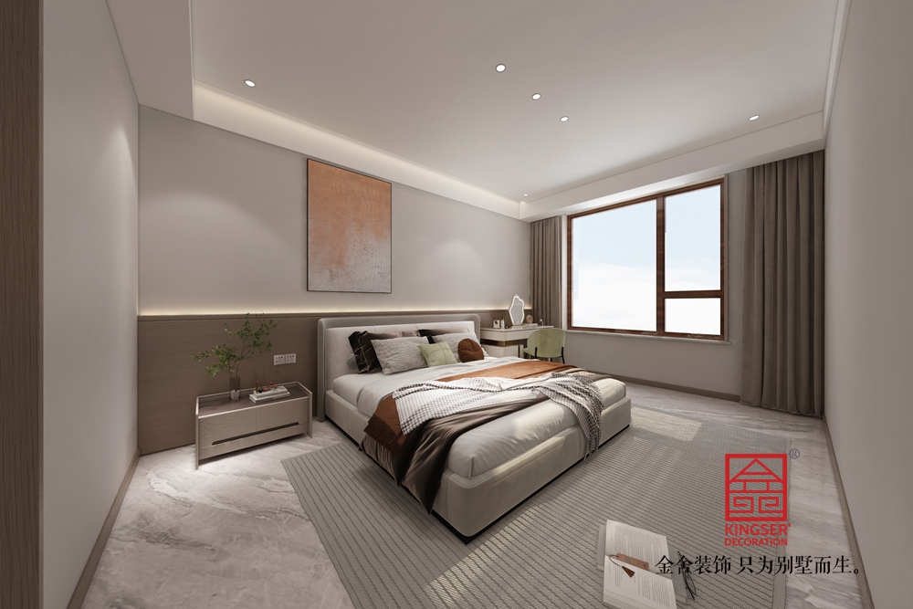 利航棠樾府174平米现代简约风格装修-卧室