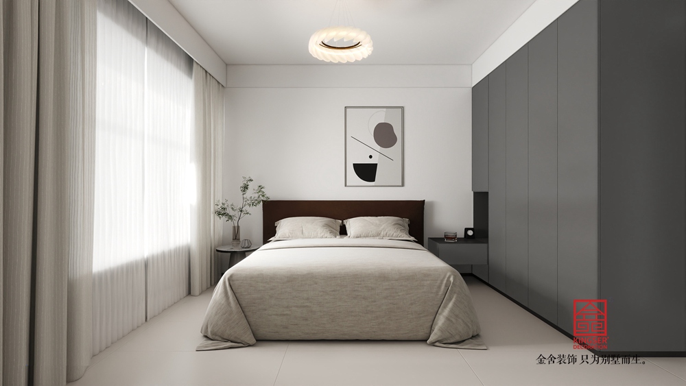 云和赋162平米现代简约装修-卧室