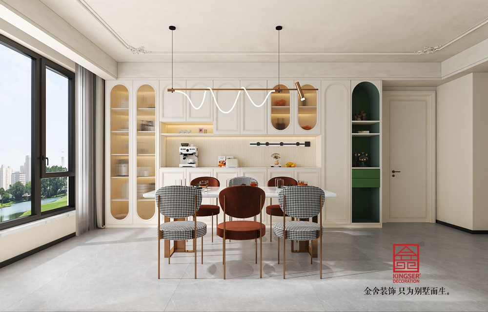 瑞凝府168平米现代轻奢装修-餐厅