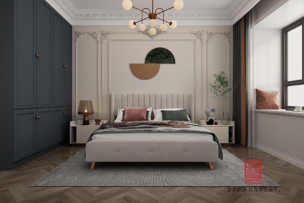 瑞凝府168平米现代轻奢装修-卧室