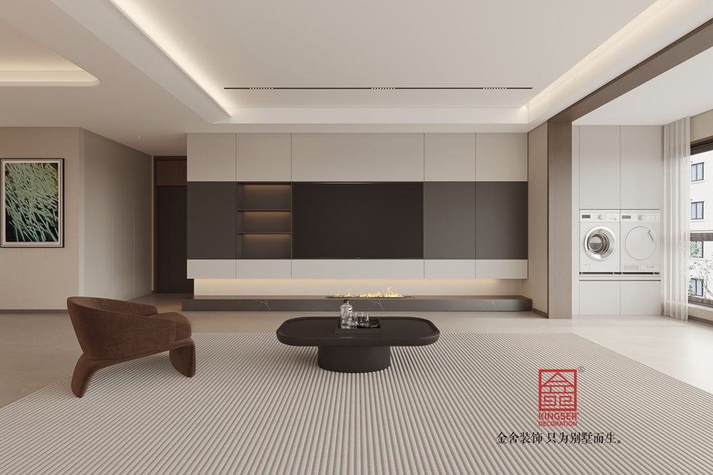 高新苑269平米现代雅奢-客厅