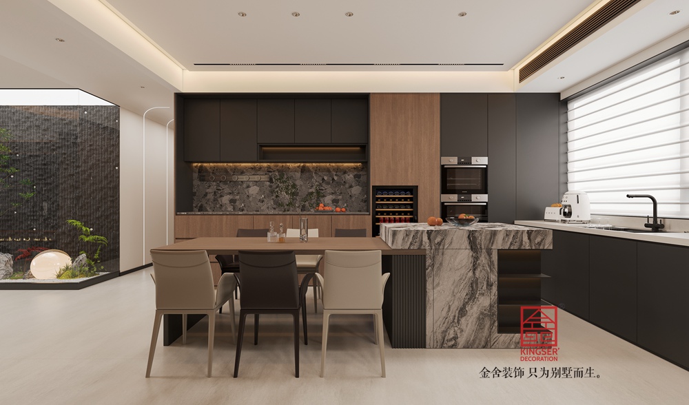 嘉和名著230平米意式装修-餐厅