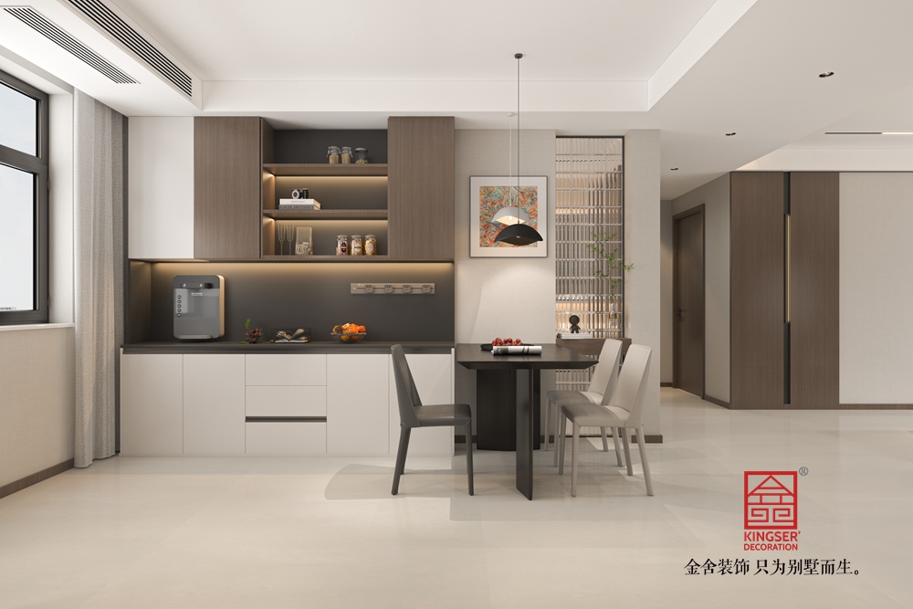 维多利亚158平米极简风格装修-餐厅