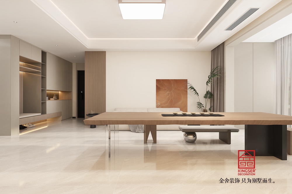 维多利亚135平米现代简约风格装修-餐厅