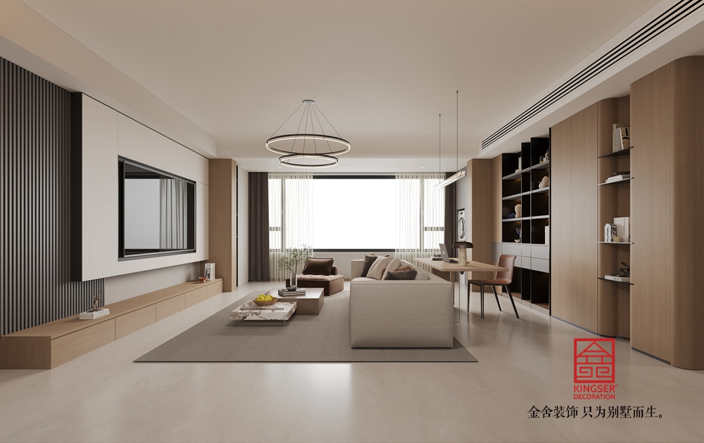 锦江府153平米现代简约装修-客厅