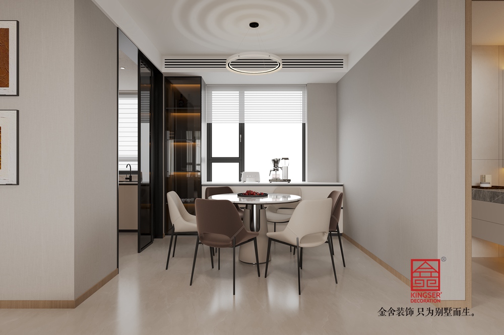 锦江府153平米现代简约装修-餐厅