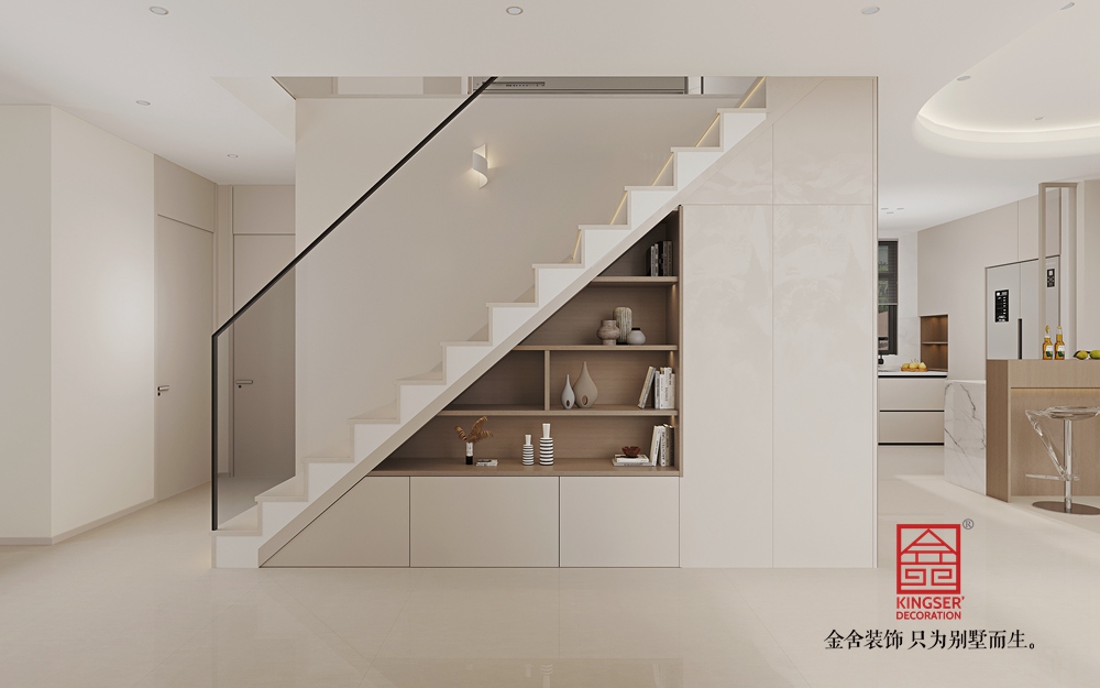 瑞凝府185平米意式风格装修-楼梯