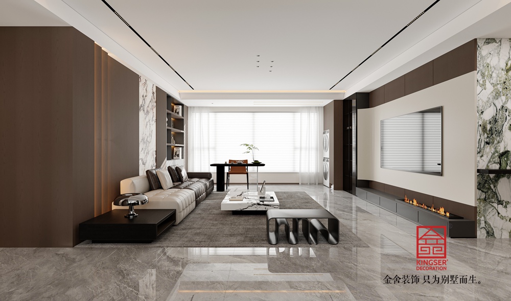 云和赋146平米现代简约装修-客厅